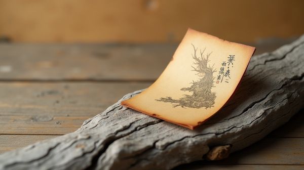 Supports de communication originaux avec un kakémono bois